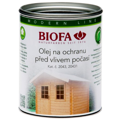 Biofa - Olej na ochranu před vlivem počasí (2,5L)