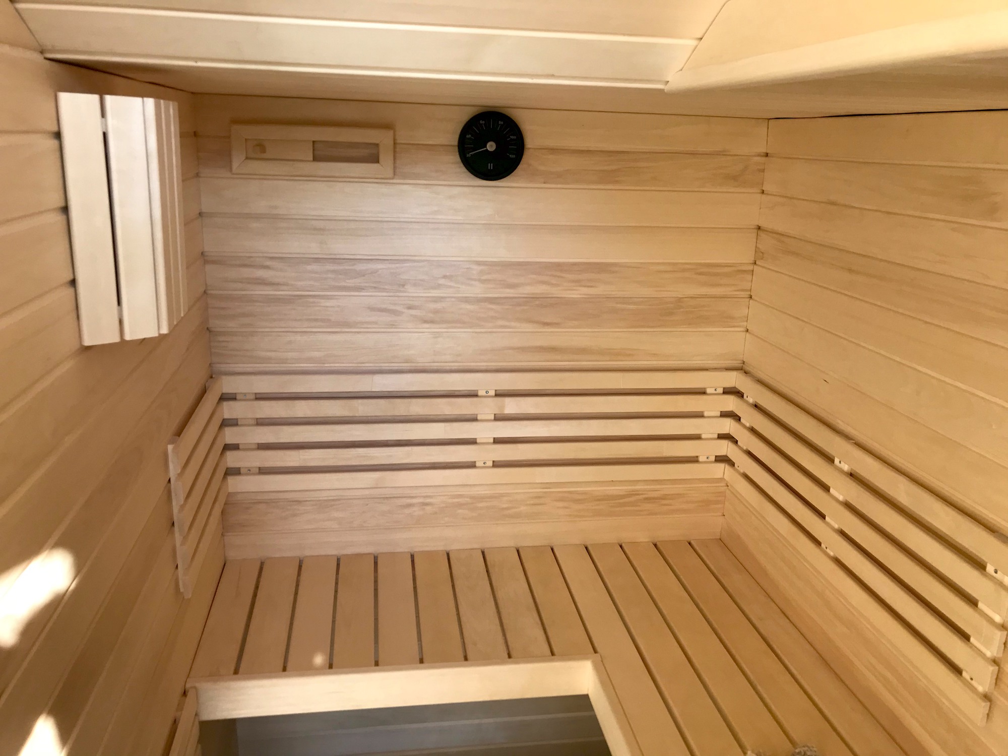 Domácí sauna - palubky z osiky
