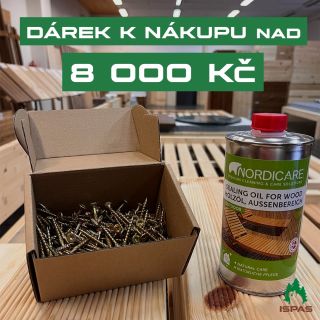 Obdarujte sebe i dílnu🎁🔨 Ke každé objednávce nad 8 000 Kč vytvořené do 31.12.2025 dostanete dárek v podobě těsnícího oleje...